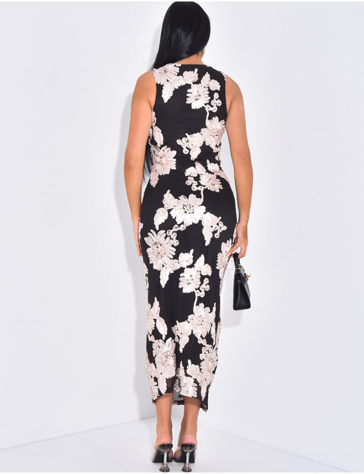 VESTIDO FLORAL — ELEGANCIA Y AUDACIA