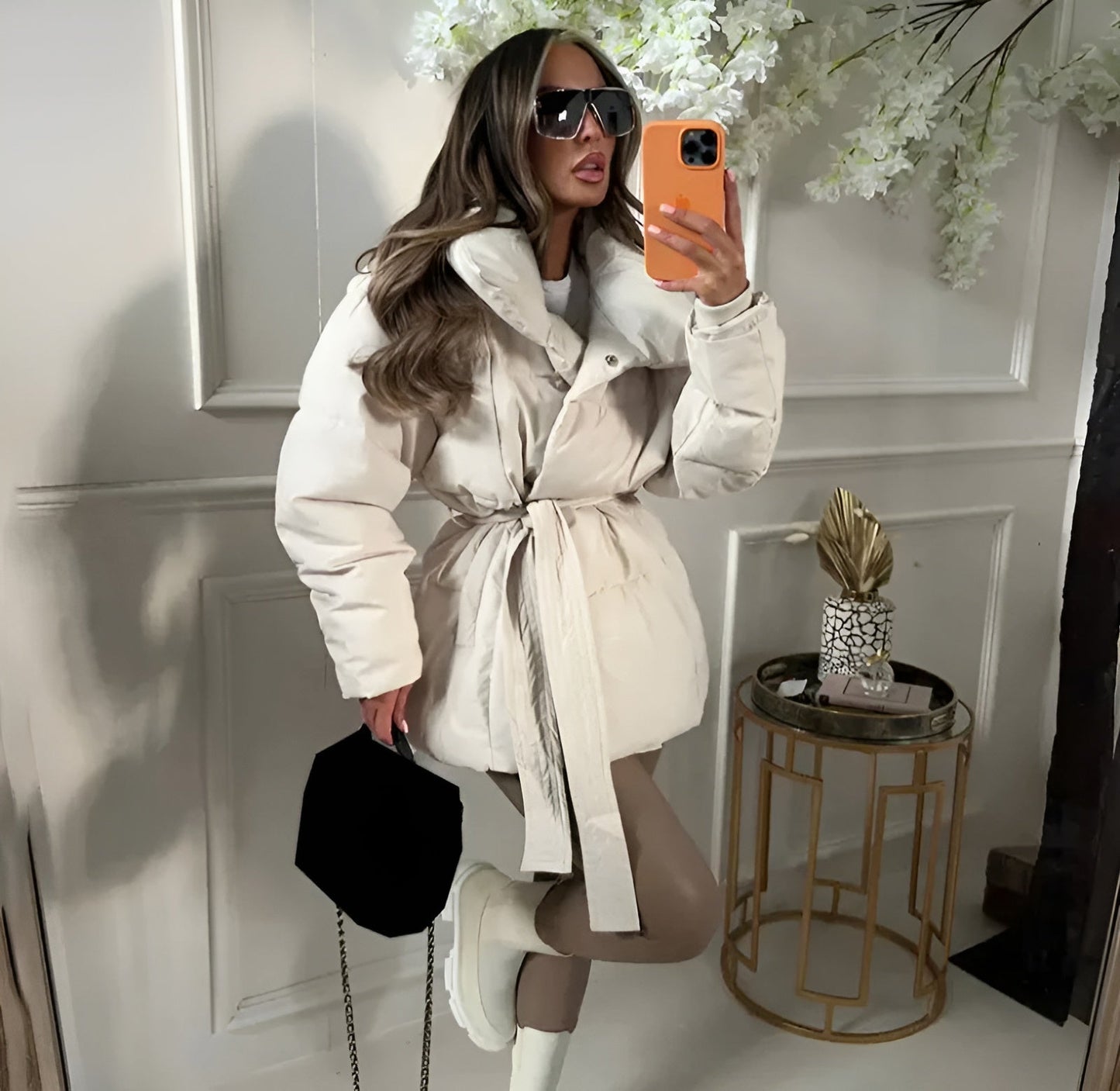 ABRIGO DE INVIERNO ELEGANTE — SIÉNTETE CHIC Y CÓMODA