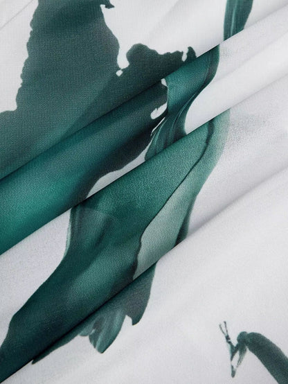 VESTIDO LARGO EFECTO ACUARELA — CHIC Y LIGEREZA