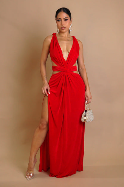 VESTIDO LARGO — GLAMOUR Y AUDACIA