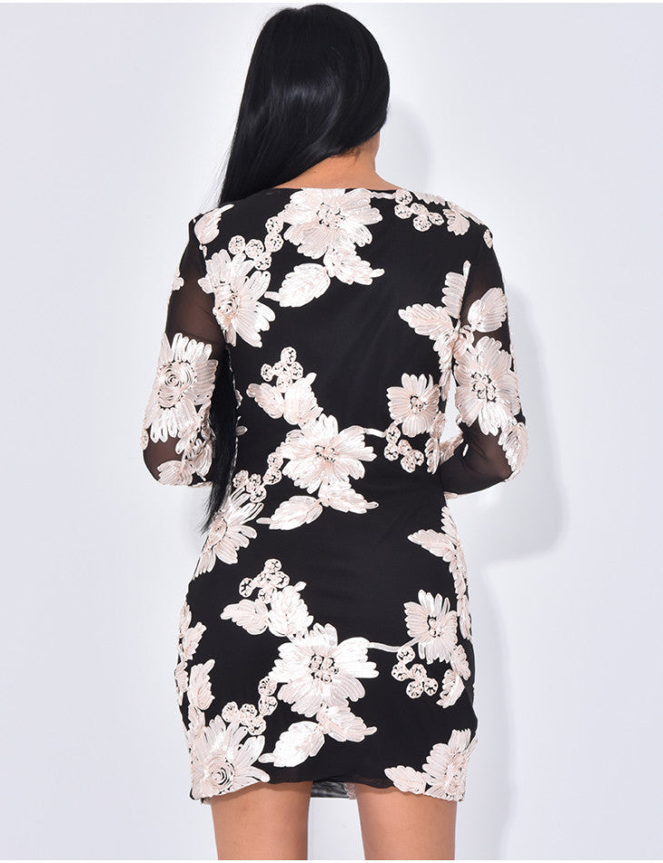 VESTIDO FLORAL — ELEGANCIA Y AUDACIA