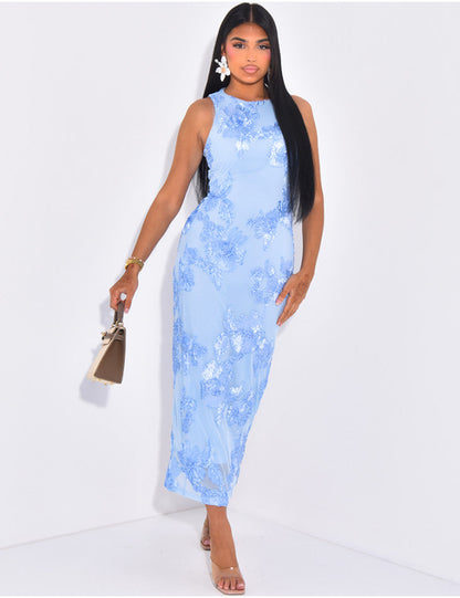 VESTIDO FLORAL — ELEGANCIA Y AUDACIA